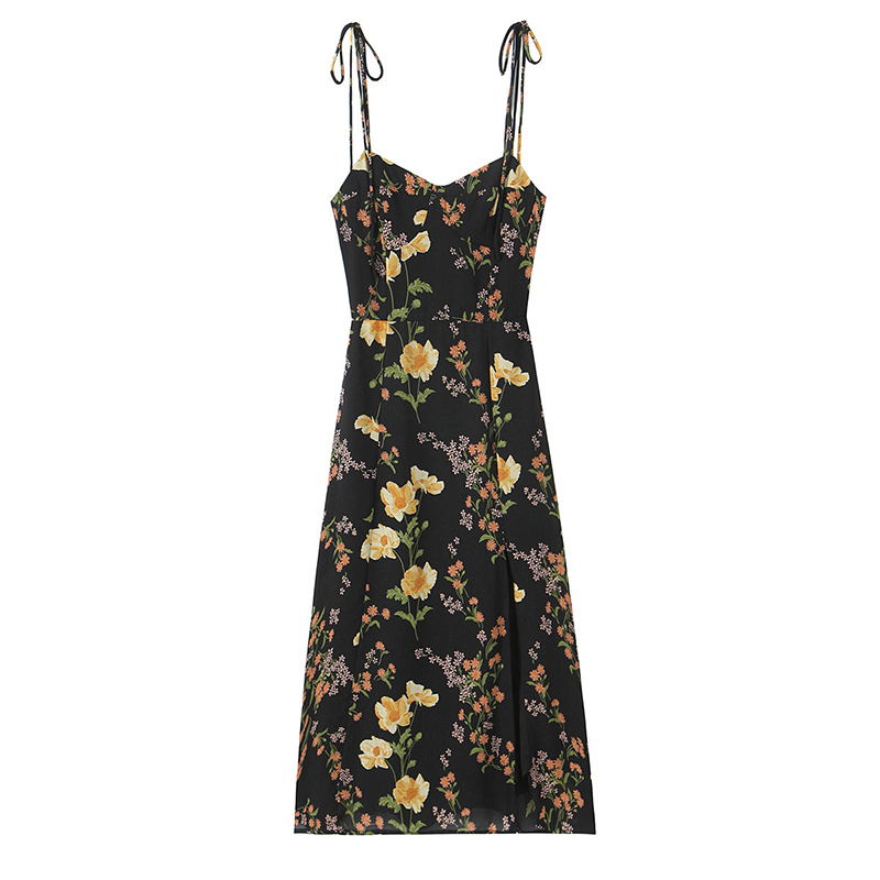 YENKYE French Style Vintage Fl - French Vintage Floral Midi Dress recension och pris
