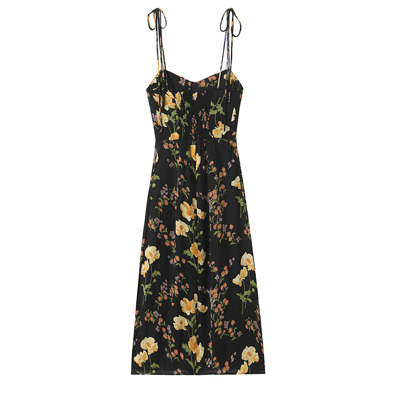 YENKYE French Style Vintage Fl - French Vintage Floral Midi Dress recension och pris