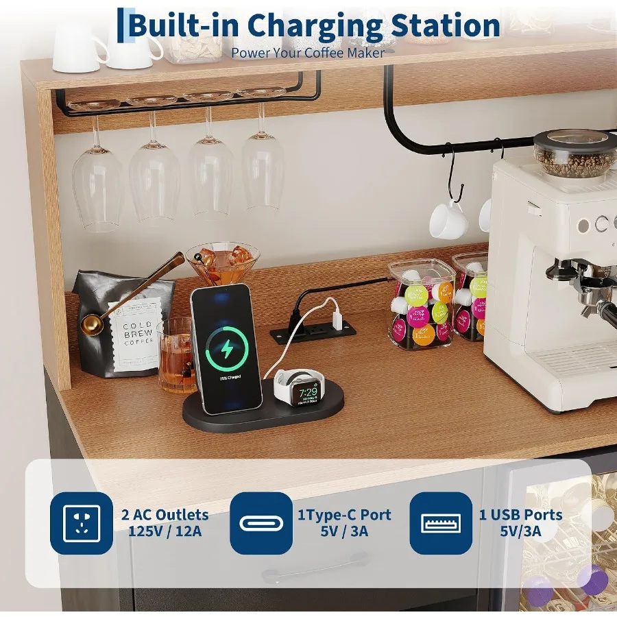 Wine bar cabinet with fridge s - Tops recension och pris
