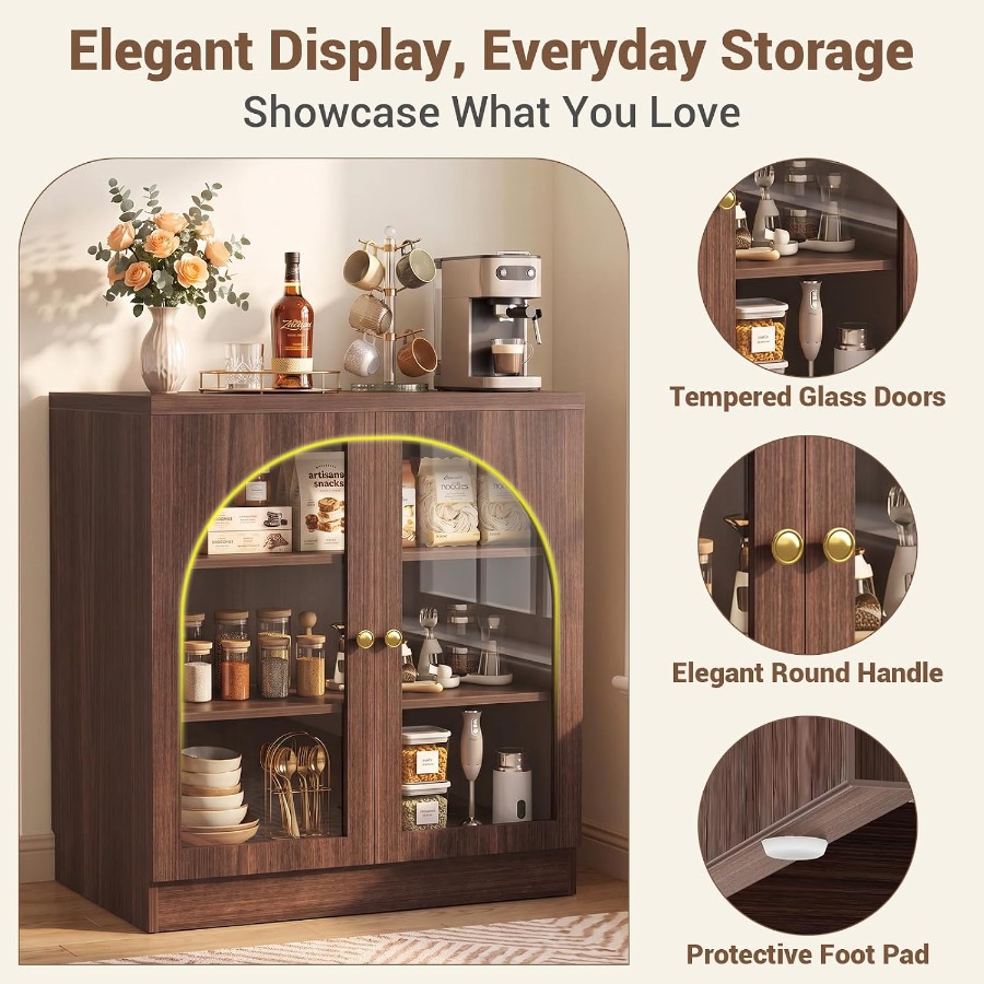 31.5 Sideboard Buffet Cabinet  - Tops recension och pris