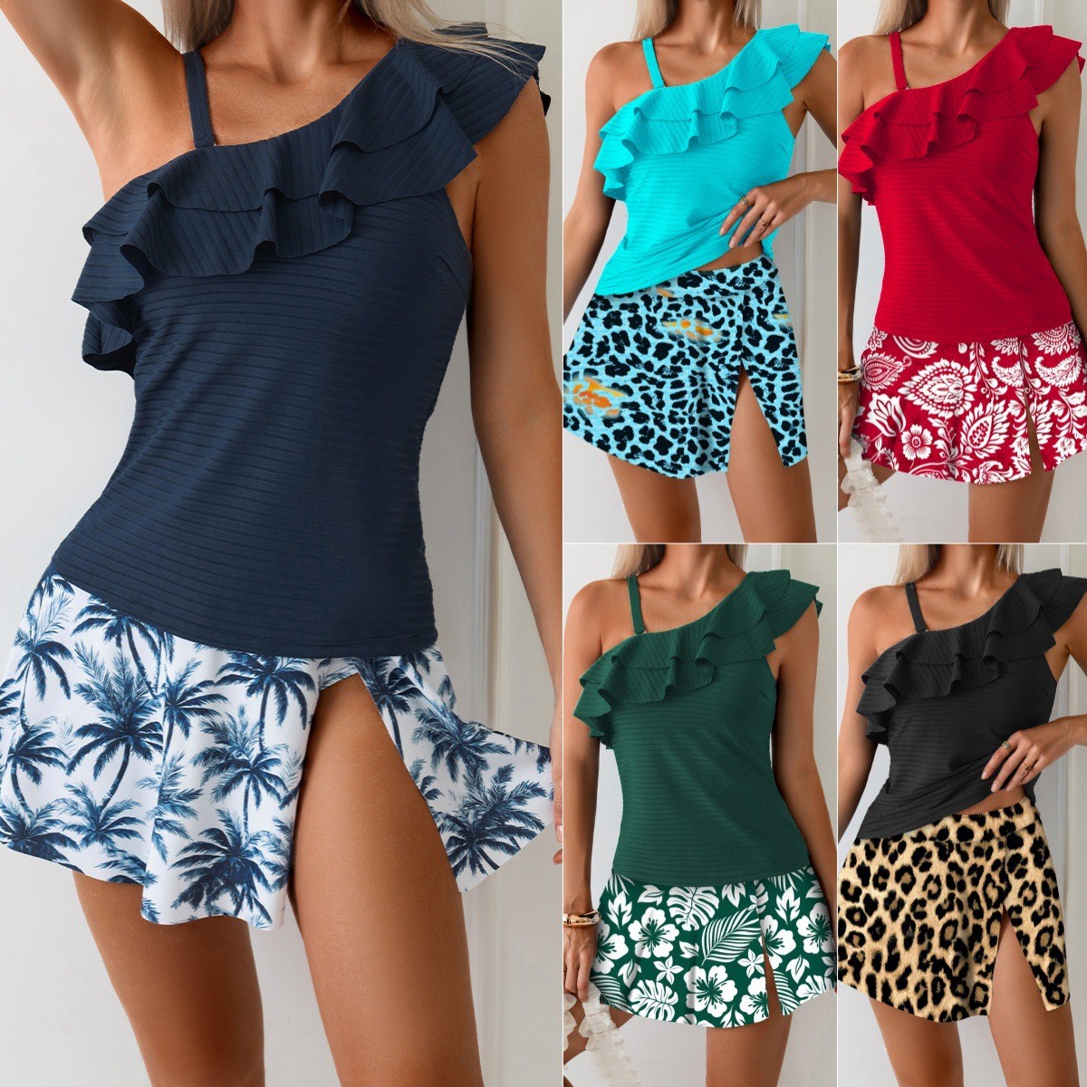 Woman Tankini Swimwear Sleevel - Skirts recension och pris