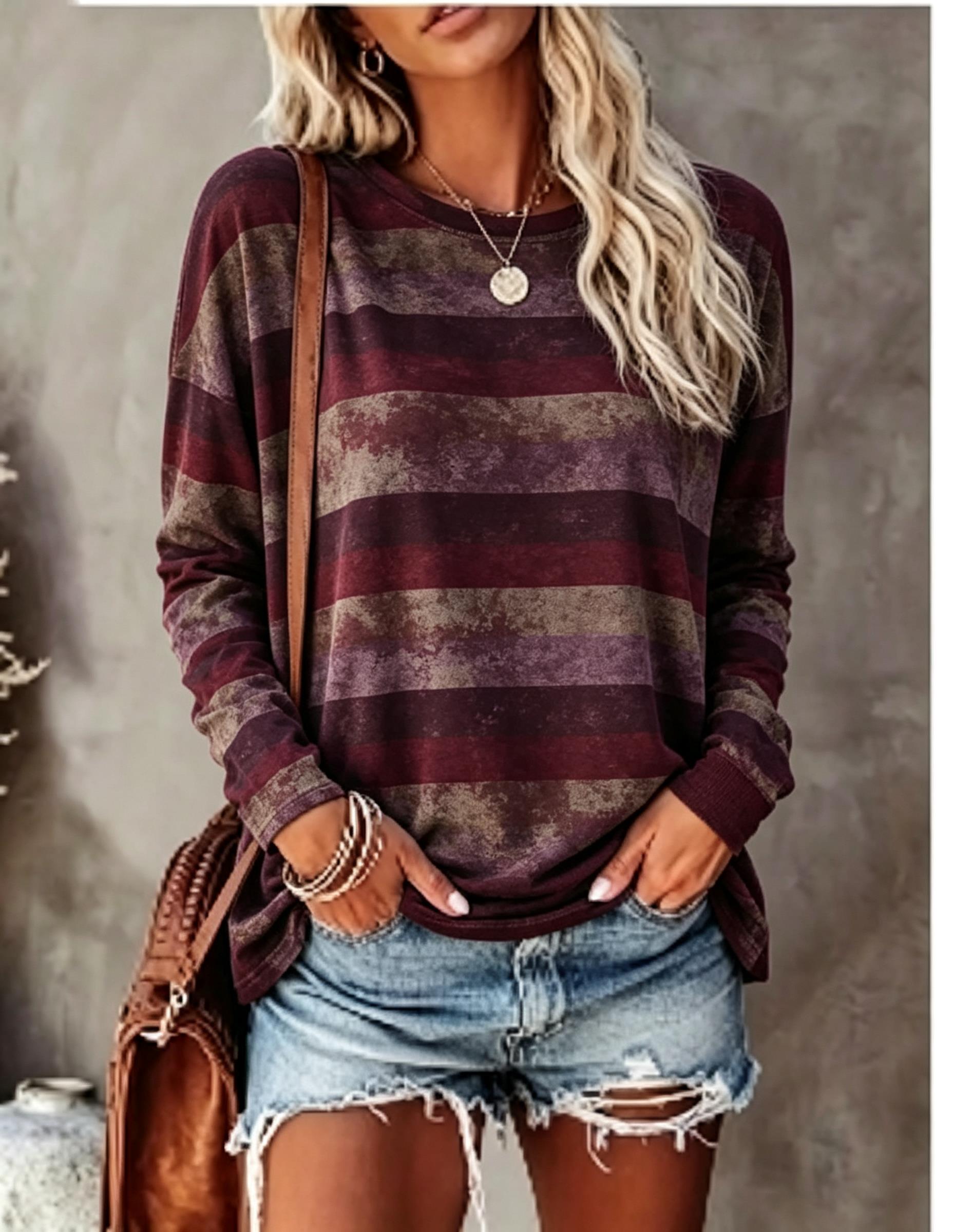 Women Long Sleeve T‑Shirt Vint - Blouses recension och pris