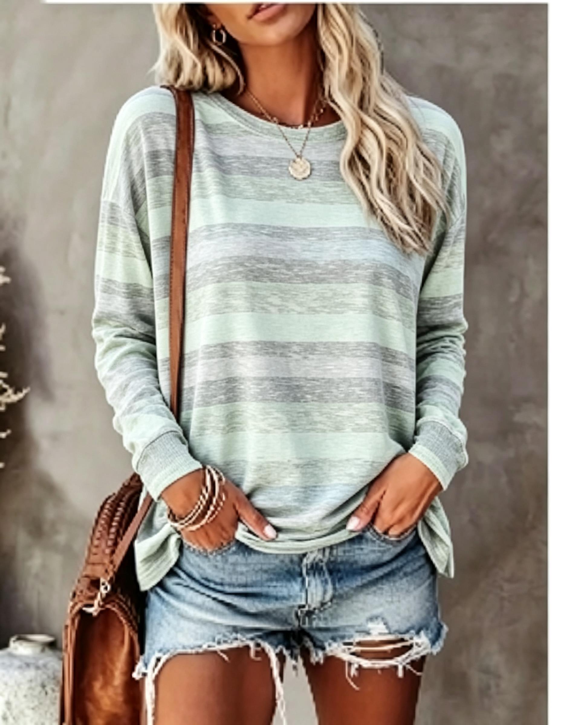 Women Long Sleeve T‑Shirt Vint - Blouses recension och pris