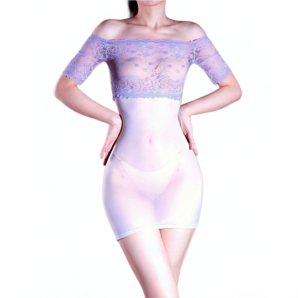 Women 5D Thin Sheer See Throug - Sexy Mesh Sheer Bodycon Dress recension och pris